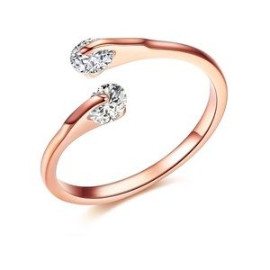 Open Rose Gold Plated Ring